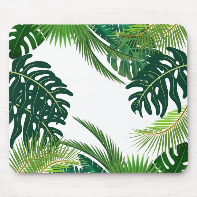 Tapis De Souris Souris feuille tropical (Devant)