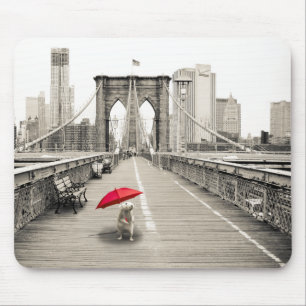 Tapis De Souris Souris Marty sur la souris Brooklyn Bridge