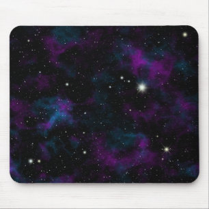 Tapis De Souris Souris mauve et bleue