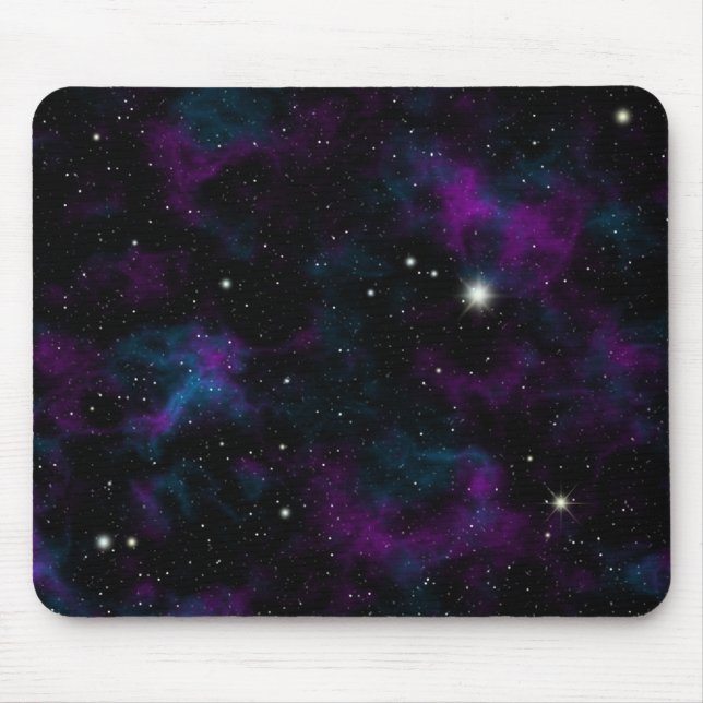Tapis De Souris Souris mauve et bleue (Devant)