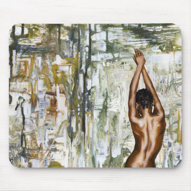 Tapis De Souris Souris Pad 4 avec Rachel Dolezal Art (Devant)