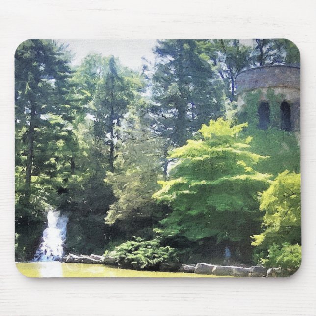 Tapis De Souris Souris Pad Longwood Gardens Horloge Tour (Devant)