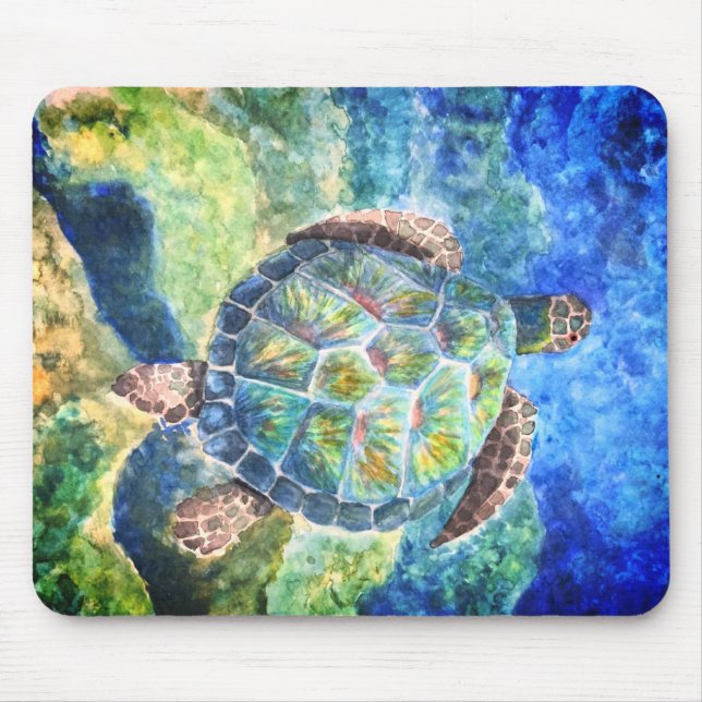 Tapis De Souris Souris Pad Sea Turtle #2 A (Devant)