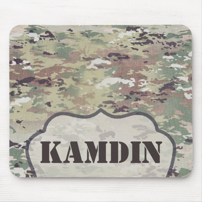Tapis De Souris Souris personnalisées Pad Army OCP Camo Uniform Ca (Devant)