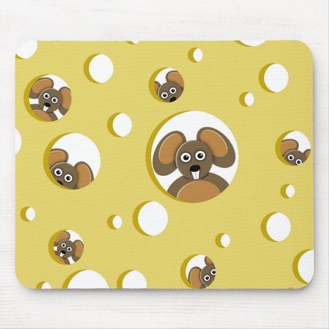 Tapis De Souris souris pour le déjeuner (Devant)