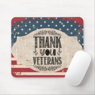 Tapis De Souris Souris pour vétérans Merci