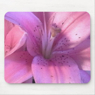 Tapis De Souris Souris rose Lily