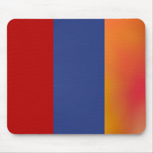 Tapis De Souris Souris rouge bleu orange