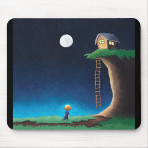 Tapis De Souris Souris Sky de nuit Pleine lune