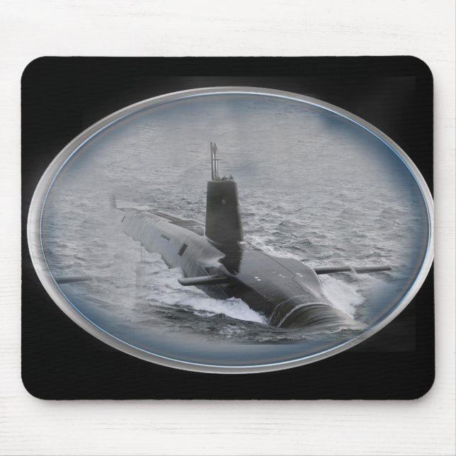 Tapis De Souris Sous-marin nucléaire naval (Devant)