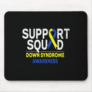 Tapis De Souris Soutenez le syndrome de l'escroc vers le bas T21 S