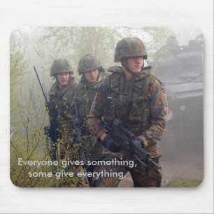 Tapis De Souris Soutenez Nos Troupes Mousepad