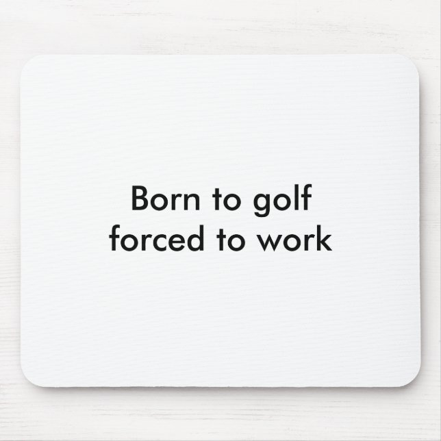 Tapis De Souris Soutenu à golfforced pour travailler (Devant)