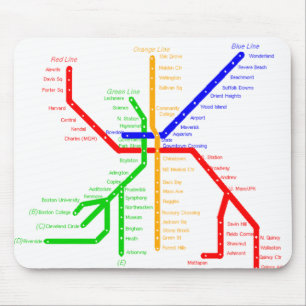 Tapis De Souris Souterrain Mousepad de Boston