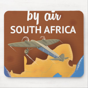 Tapis De Souris South Africa Vintage Travel poster