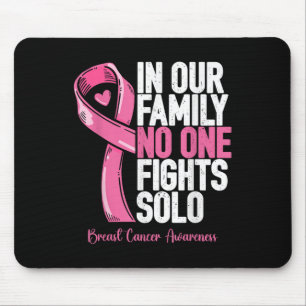 Tapis De Souris Soutien au cancer du sein Famille Femmes Cancer du