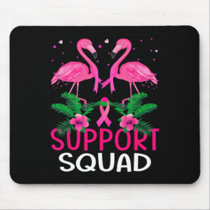 Tapis De Souris Soutien du guerrier Équipe Flamant rose Cancer du 