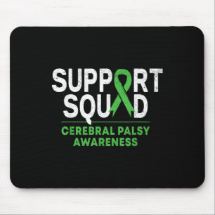 Tapis De Souris Soutien Escadron Cérébral Mois de sensibilisation
