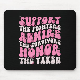 Tapis De Souris Soutien Les Combattants Admirent Les Survivants Ho