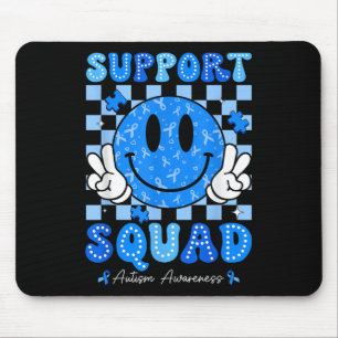 Tapis De Souris Soutien Sensibilisation sur l'autisme Smile Face E