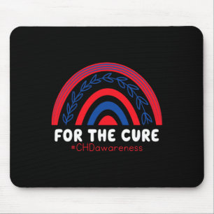 Tapis De Souris Soutien TSH Ruban Arc-en-ciel Rouge Et Bleu Maladi
