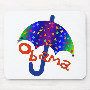 Tapis De Souris Souvenir d'Inaguration de parapluie d'Obama