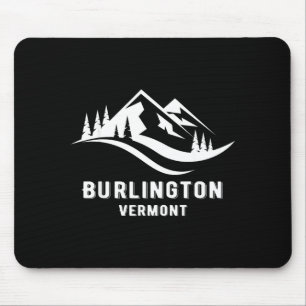 Tapis De Souris Souvenirs de montagne de Burlington vermont