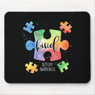 Tapis De Souris Soyez Gentil Pièces de Puzzle Mignonnes Sensibilis