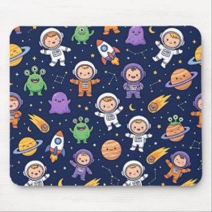 Tapis de souris Space Rocket – Motif Alien Mignon