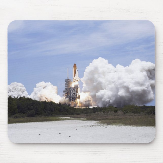Tapis De Souris Space Shuttle Atlantis se lève sur 27 (Devant)