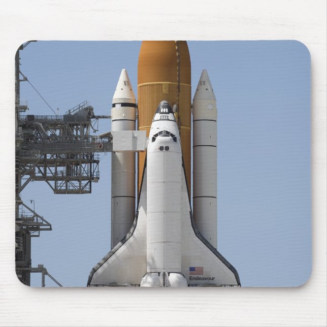 Tapis De Souris Space Shuttle Endeavor est prêt (Devant)