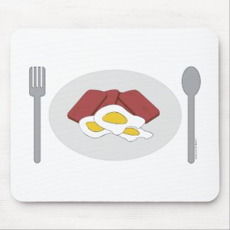 Tapis De Souris Spam et oeufs Mousepad