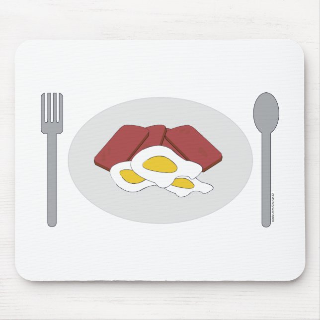 Tapis De Souris Spam et oeufs Mousepad (Devant)