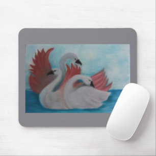 Tapis de Souris Spectacle de Cygnes