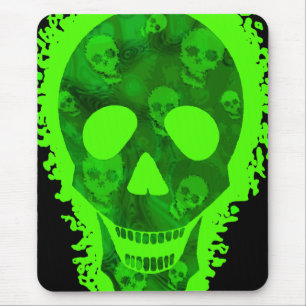 Tapis De Souris Spectres crâniens grand crâne mousepad