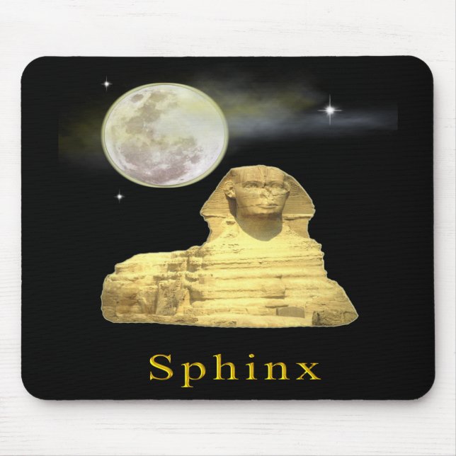 Tapis De Souris sphinx à la bouche nocturne (Devant)