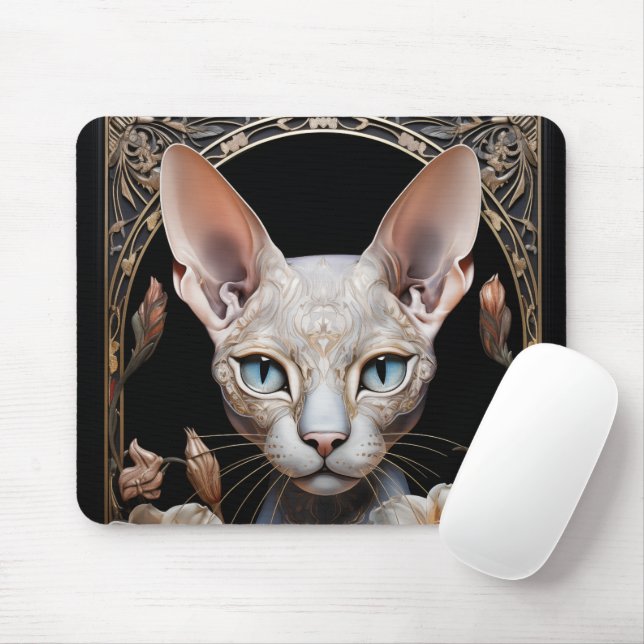 Tapis De Souris Sphynx (Avec souris)