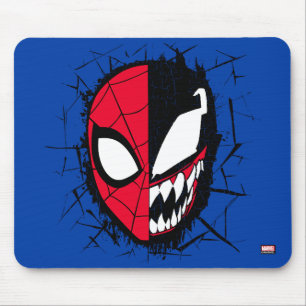 Tapis De Souris Spider-Man  Double araignée et venin face