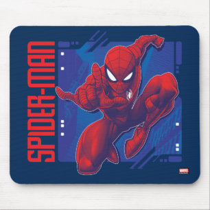 Tapis De Souris Spider-Man Insigne de caractère haute technologi