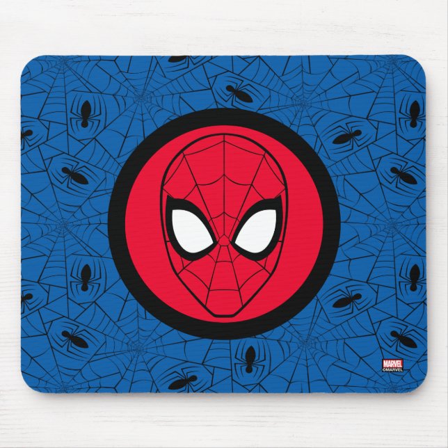 Tapis De Souris Spider-Man | Logo de la tête (Devant)