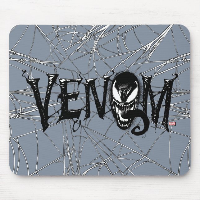 Tapis De Souris Spider-Man | Logo du nom de la Venom (Devant)