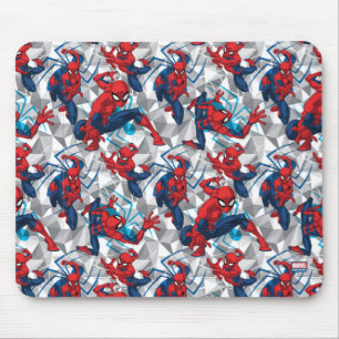 Tapis De Souris Spider-Man   Motif d'art de caractères géométrique