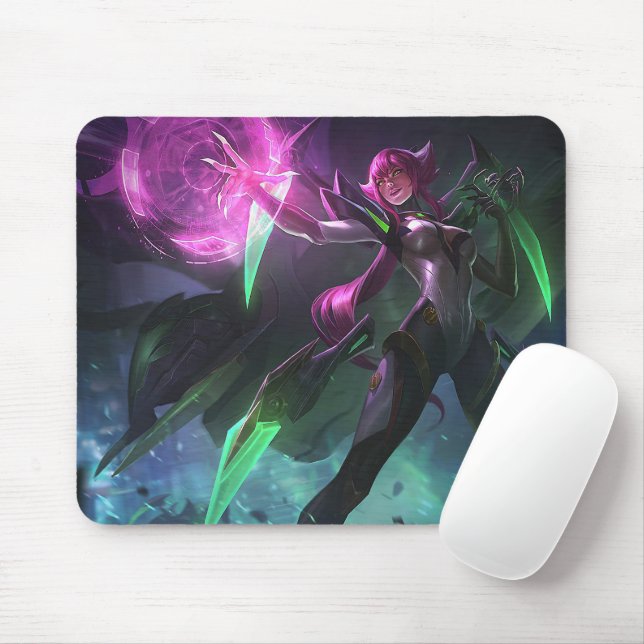 Tapis De Souris Spider Queen Gaming Mousepad | Thème gothique (Avec souris)