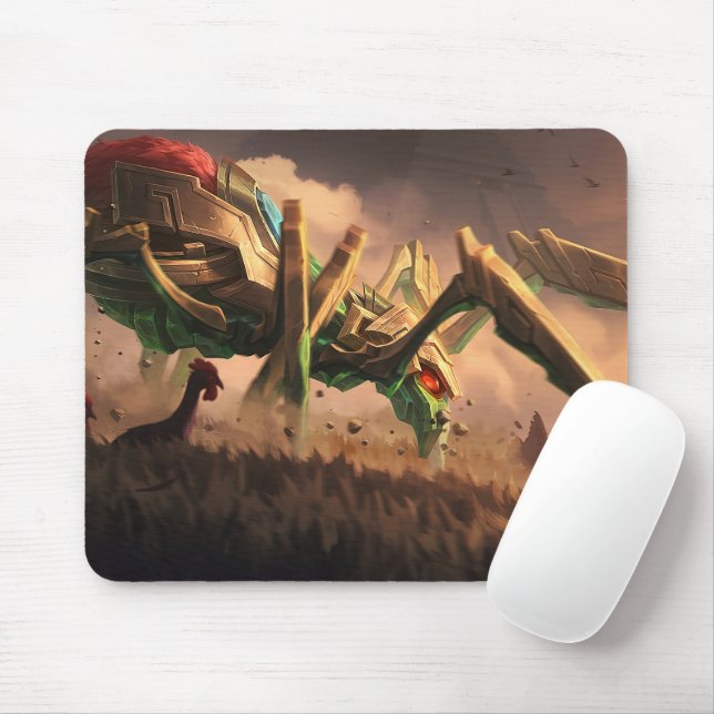 Tapis De Souris Spider Queen Gaming Mousepad | Thème gothique (Avec souris)