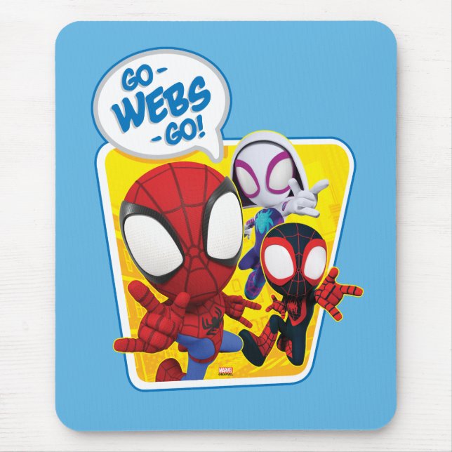 Tapis De Souris Spidey Team : Go-Webs-Go ! (Devant)