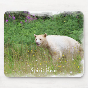 Tapis De Souris Spirit Bear Kermode Faune Mousepad