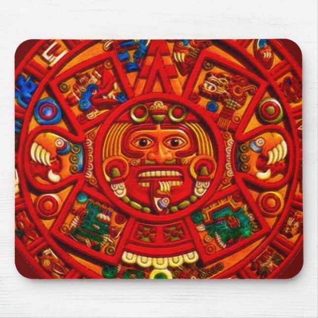 Tapis De Souris Spirit of Mexico & Peru, Mayan Incan Design (Devant)