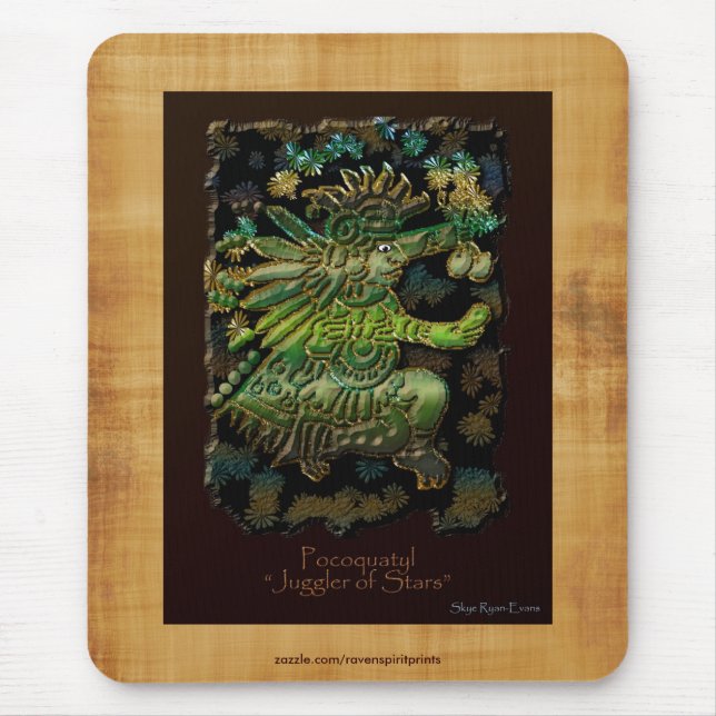Tapis De Souris Spirit of Mexico & Peru, Mayan Incan Design (Devant)