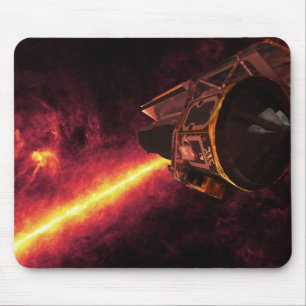 Tapis De Souris Spitzer vu contre le ciel infrarouge