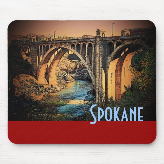 Tapis De Souris Spokane Mousepad (Devant)